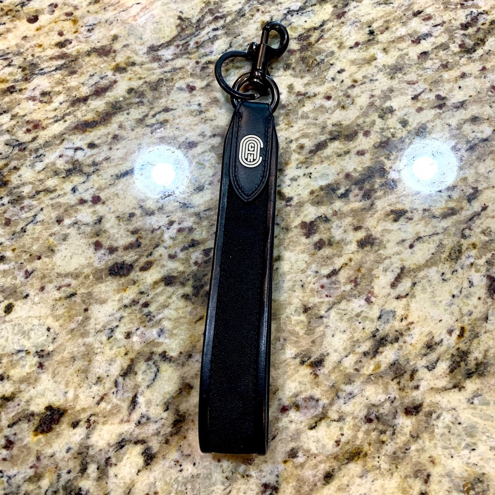 Coach wrist keychain